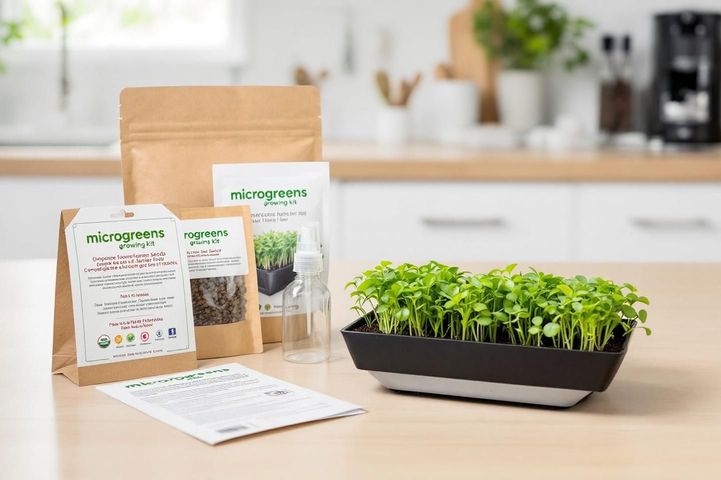 Microgreens Growing Kit - Complete Starter Set